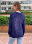Женская кофта 505 темно-синяя