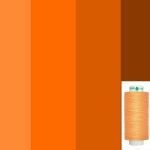 Нитки швейные оранжевые оттенки