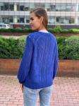 Женская кофта 505 синяя