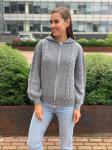 Женская кофта 502 серая