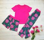 Домашний комплект: футболка+шорты+штаны (кулир)