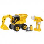 CanXinLongToys, Игровой набор р/у "Экскаватор" (23 см, шуруповёрт-двигат., 2 канала, отвёртка)