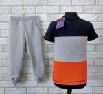 Комплект Мультиколор, футболка+штаны (кулир)