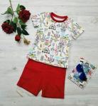 Комплект Роботы шорты (кулир)+футболка (кулир)