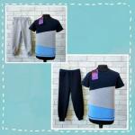 Комплект Мультиколор, футболка+штаны (кулир)