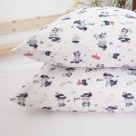 Наволочка Бязь детская 7243/1 Кот в сапогах в упаковке 2 шт 70/70 см