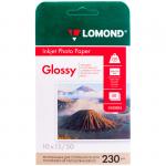 Бумага A6 (100*150) для струйных принтеров (фотобумага), 230 г/м2 (50 л.) гл.одн., 0102035