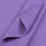 Вафельная накидка на резинке для бани и сауны Премиум женская цвет 622 сирень