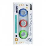 62800/8 Игрушка Магнитные кольца, упаковка коробка с окошком, цвет красный/синий/зеленый/216