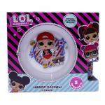 L.O.L. Surprise! "TOGETHER4EVA" Набор посуды в подарочной упаковке, (3 предмета), стекло (284445)