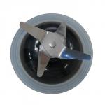 Блендер стационарный с кофемолкой DELTA LUX DL-7314 белый с бордовым