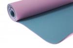 Коврики для йоги 183x61x0,6 TPE двухслойный фиолетовый Bradex SF 0402