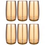 194-535 набор стаканов из 6 шт "гречишный мед" 330 мл