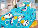 Детское постельное белье Шуйская бязь "пингвинчики"