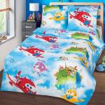 Детское постельное белье бязь артдизайн "воздушный патруль"