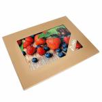 Доска разделочная 30x40 см стеклянная ДВ7-010 Ягодный микс