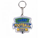 Брелок-фонарь Феникс Презент Футбол, ПВХ, кольцо для ключей на цепочке из нержавеющей стали, пакет с подвесом, 44389