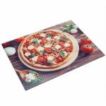 Доска разделочная 30x40 см стеклянная AK-9010 Пицца