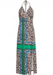 Макси-платье с леопардовым принтом