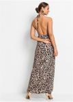 Макси-платье с леопардовым принтом