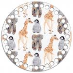 *Круг 15 см. Животные