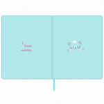 Дневник 1-11 класс 48л, обложка кожзам (твердая), печать, глиттер, ЮНЛАНДИЯ, РУСАЛКА, 105942