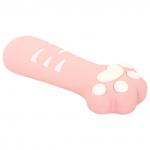 Пенал-косметичка ЮНЛАНДИЯ на молнии, силикон, Paw Pink, розовый, 20х7 см, 270057