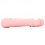 Пенал-косметичка ЮНЛАНДИЯ на молнии, силикон, Paw Pink, розовый, 20х7 см, 270057