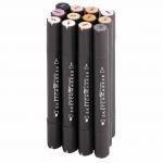 *Маркеры для скетчинга двусторонние 1мм-6мм BRAUBERG ART CLASSIC, НАБОР 12 шт., телесные тона, 151889