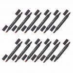 *Маркеры для скетчинга двусторонние 1мм-6мм BRAUBERG ART CLASSIC, НАБОР 12 шт., телесные тона, 151889