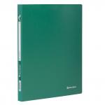 Папка  40 вклад. BRAUBERG Office, зеленая, 0,6мм, 222633