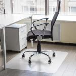 Коврик защитный напольный BRABIX, полипропилен, 90*120 см, матовый, 1,2 мм, 606622