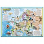 Атлас детский А4 "Мир. Достопримечательности", 16 стр, 65 наклеек, С5204-3