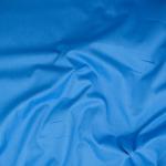 Плательная ткань сатин, цвет небесно-синий
