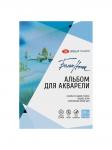 Альбом-склейка для акварели Белые Ночи/White nights, 300 г/м2, 130 х 190 мм, 10 л, 100% хлопок, крупное зерно