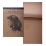 Альбом-склейка для эскизов «Модель», 120 г/м2, 500х700 мм, 20л, крафт