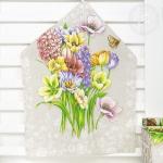 К-т полотенец "Аромат" 50*60 см - 3 шт. рогожка хлопок 100%