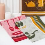 К-т полотенец "Готовим дома" 50*60 см - 3 шт. рогожка хлопок 100%