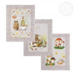 К-т полотенец "Лукошко" 50*60 см - 3 шт. рогожка хлопок 100%