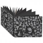 Блокнот для рисования, эскизов и графики «Ночные коты», 160 г/м2, 145х180 мм, 40 л, офсет