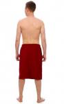 Килт мужской для бани и сауны БОРДО махровый хлопок 100%