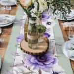 Дорожка столовая "Виолет" 45*150 см хлопок 100%