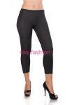 Капри Трикотаж Джинса Черный
