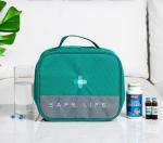 Аптечка дорожная с глубоким дном "Safe Life" зеленая