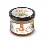 Сгущёнка Ореховая Карамель с миндальными лепестками Polezium, 190 г