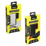FORZA Аккумулятор мобильный, 3000 мАч, USB, 1А, встроенный кабель iP/Micro USB, 2 цвета