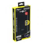 FORZA Аккумулятор мобильный, 8000 мАч, 2xUSB, 2А, дисплей, прорезиненный, 2 цвета