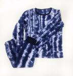 Костюм детский футер - 3286 - синий