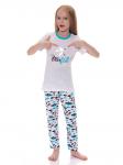 Пижама для девочек арт 11465
