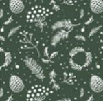 Скатерть 120*145 Bonita, Новогодняя, зеленая